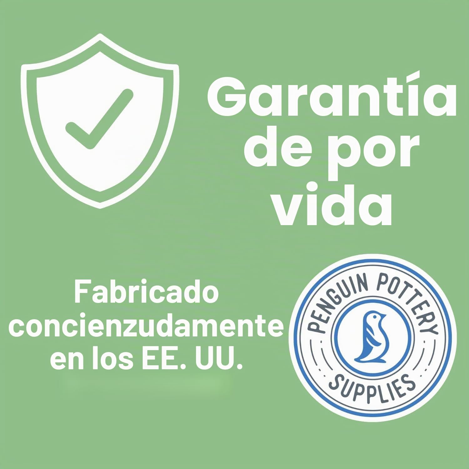 Penguin Pottery - Cera cerámica de primera calidad resistente al esmalte de loza, arcilla antideslizante de cerámica y esmaltes cerámicos - Alternativa al látex resistente a la cerámica - Kit de