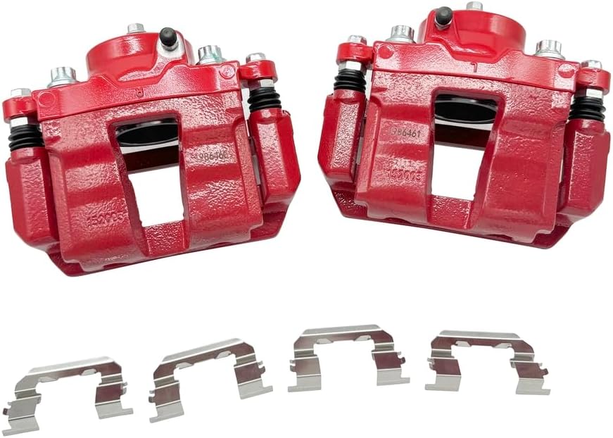 19B6460 19B6461 Front Disc Brake Caliper with Bracket for 2011-2014 Hyundai Sonata, Hybrid LX, Hybrid EX 2.4L Left & right side Disc Brake Caliper