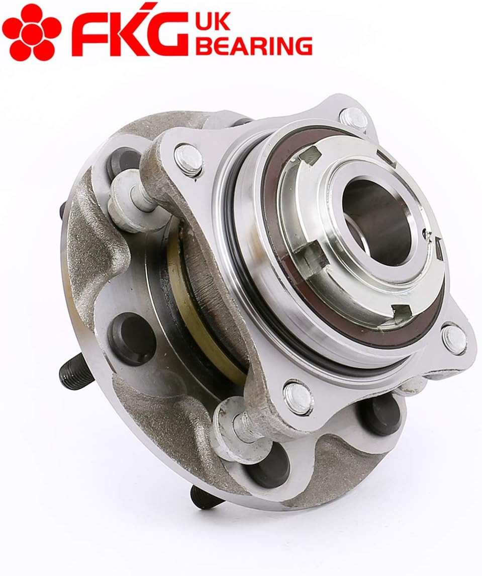 FKG 515040 (2WD Only) Front Wheel Bearing Hub Assembly for 05-19 Toyota Tacoma, 03-19 Toyota 4Runner, 07-09 Toyota FJ Cruiser, 05-17 Toyota Hilux, 6 Lugs