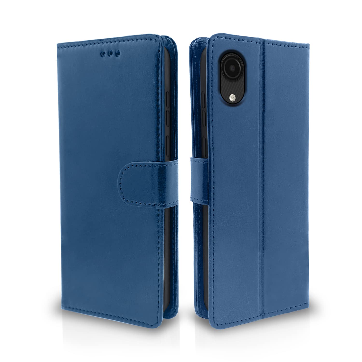 Pikkme Samsung Galaxy A03 Core Flip Cover | PU Leather Finish | 360 Protection | Wallet & Stand | Strong Magnetic Flip Case for Samsung Galaxy A03 Core (Blue) (B09PN3X2KR) Amazon Price History, Amazon Price Tracker