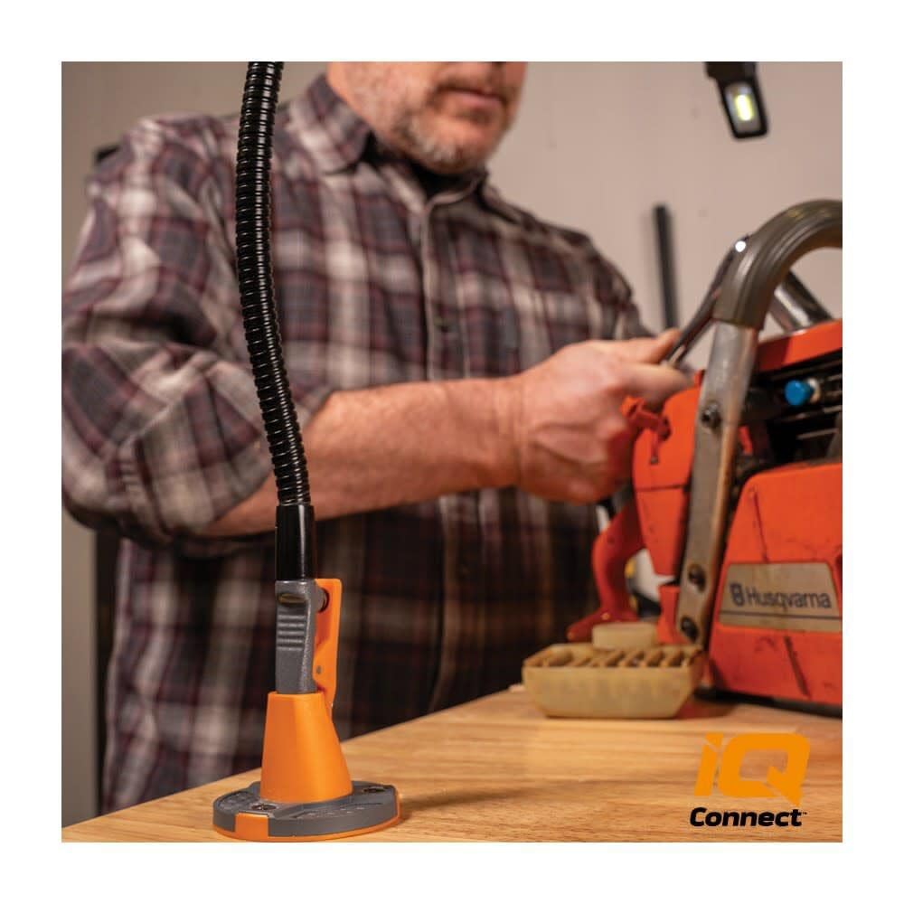 Système IQ Connect Work IQ – 3 Supports De Banc Avec Loupe, Lampe 180 Lumens Et Support Téléphone