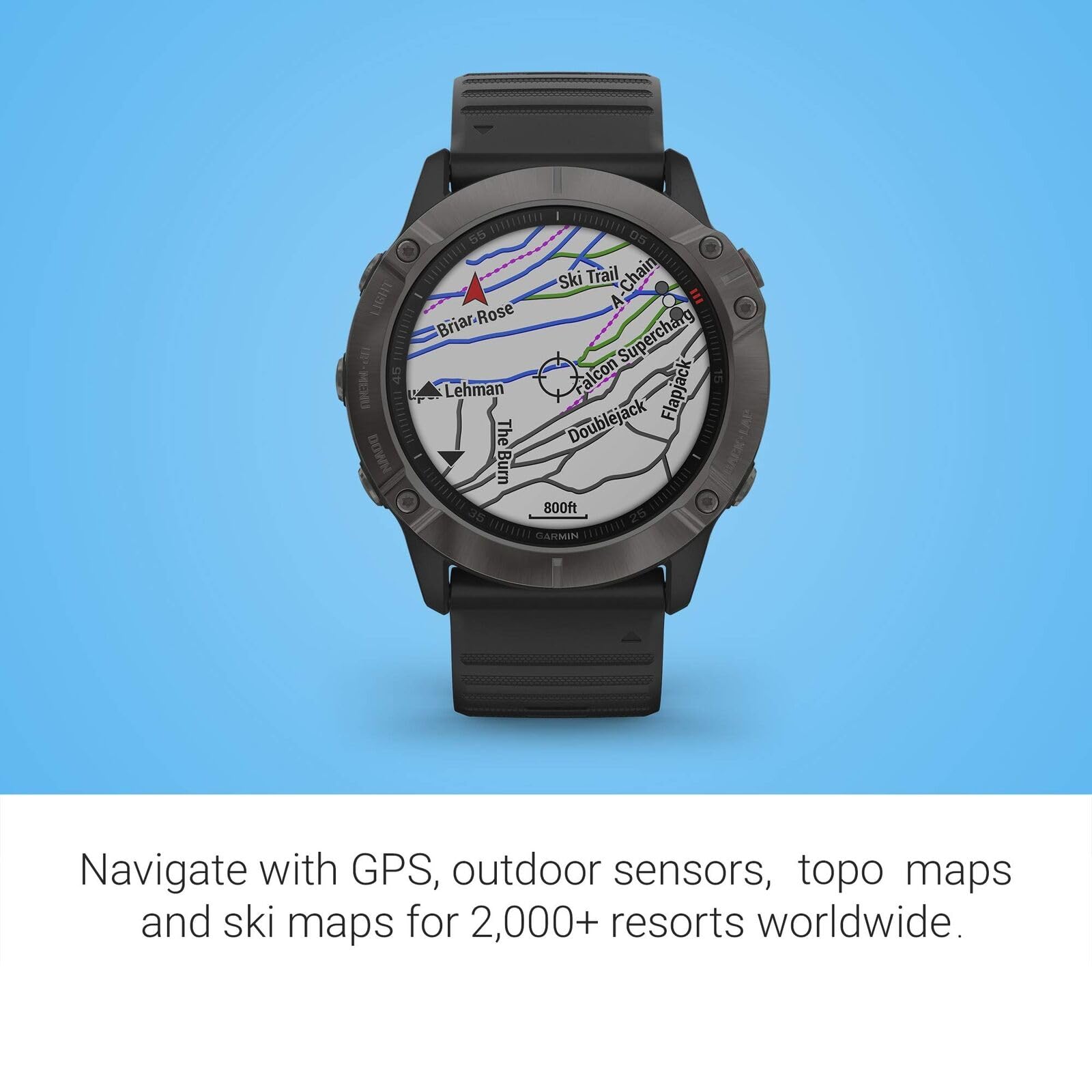 Amazon.com: Garmin Fenix 6S Pro, Premium Multisport GPS Watch 