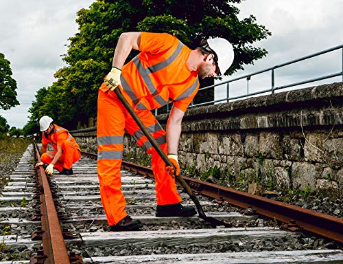 Image of Portwest Hi-Vis Band and Brace Vest Visibility Reflective Safety Security Work Top ANSI 2 | Orange, 4X /5X Large, ANSI /ISEA 107 Class 2, Regular Fit, 100% Polyester, Hook and Loop Closure, High Visibility, Traffic