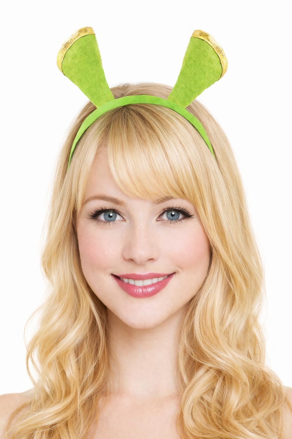 Green Ogre Costume Headband Alien Ears Cosplay Fancy Dress