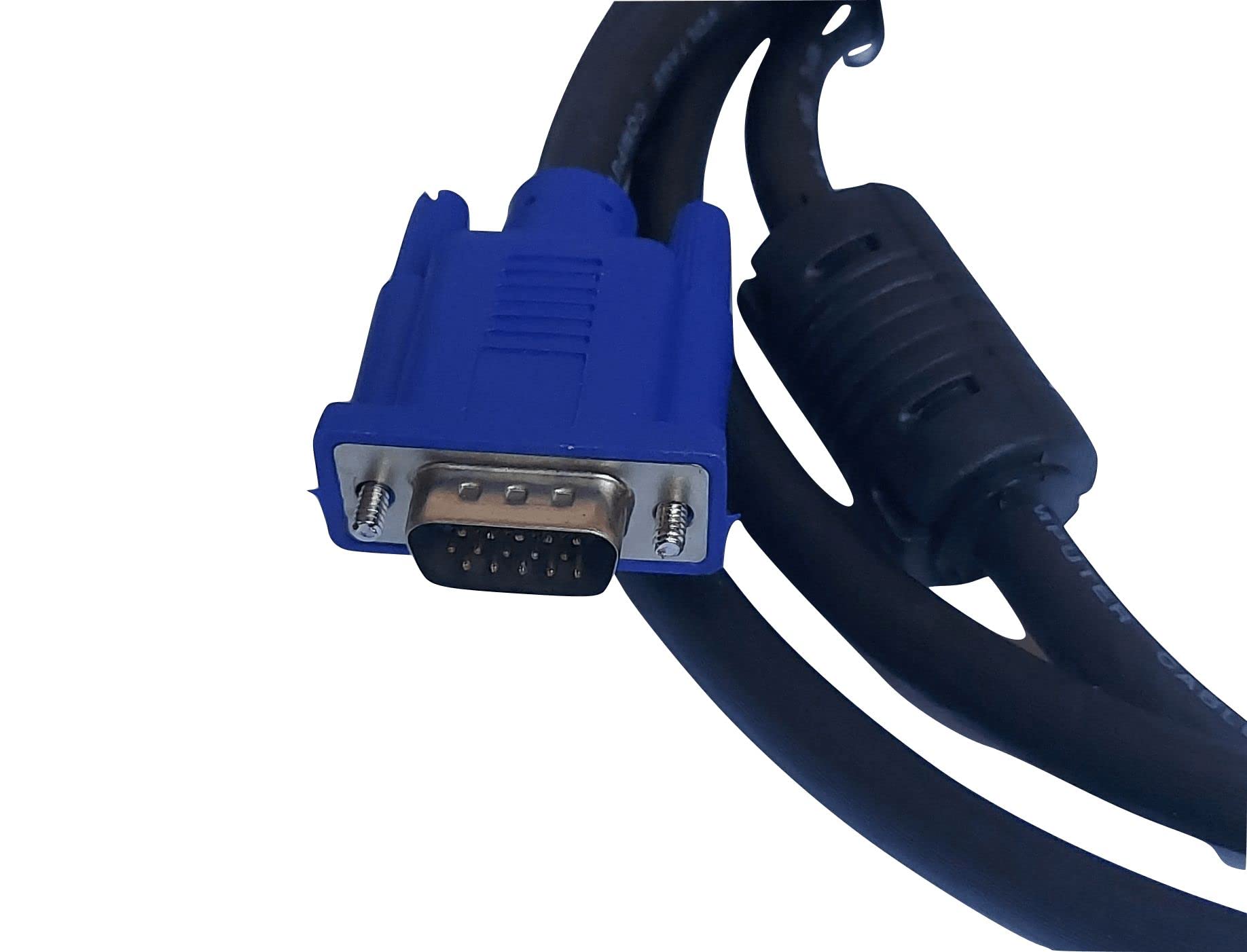 Câble Répartiteur VGA Y 15 Broches Mâle Vers 2 Femelles - Dupliquez Votre Signal Sur Deux Moniteurs (25cm)