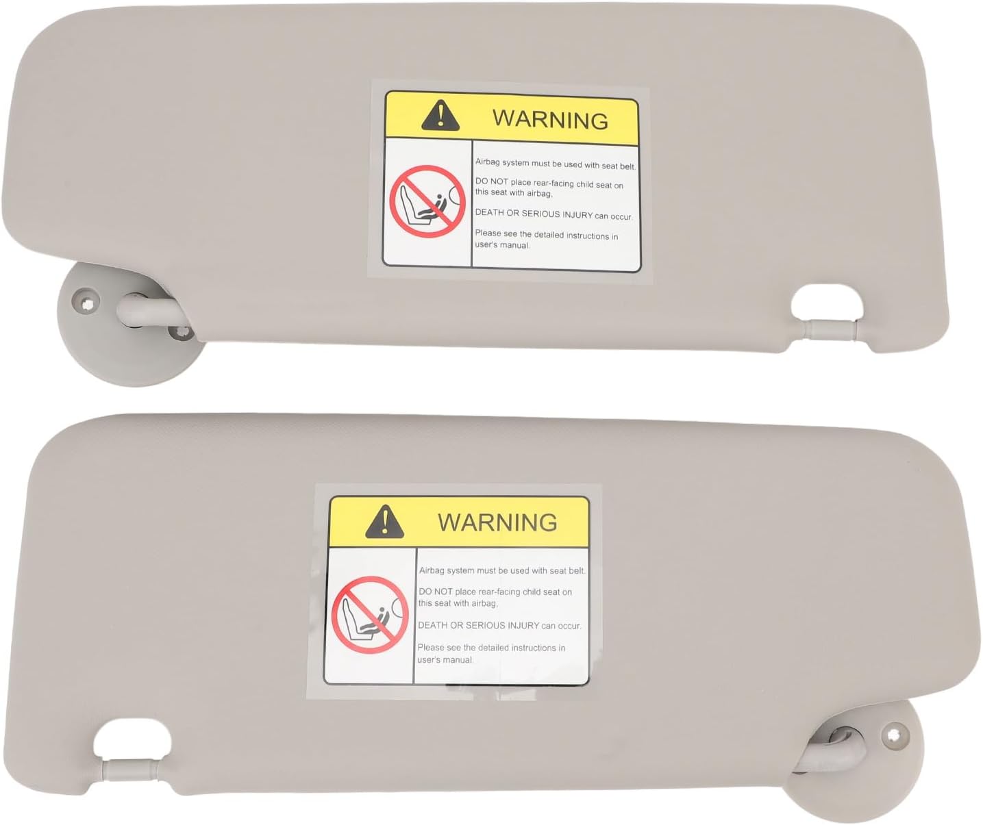 Car Sun Visor for Sonic Aveo 2011-2016, Gray Sun Visor with Makeup Mirror, Sun Visor for Car, Excellent Sun and UV , P95327509 P95327507