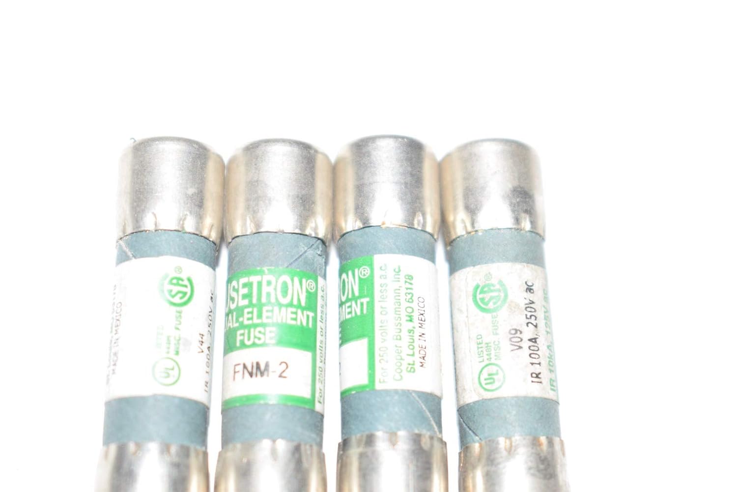 FNM-2 Dual Element Fuse 2A 250V Lot of 10