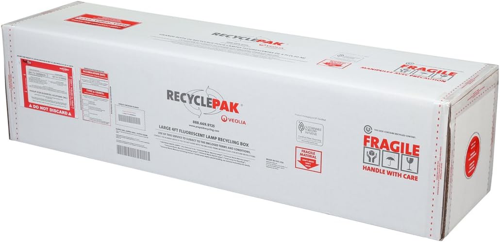 Environmental Services SUPPLY065 Recyclepak Prepaid Large Lamp