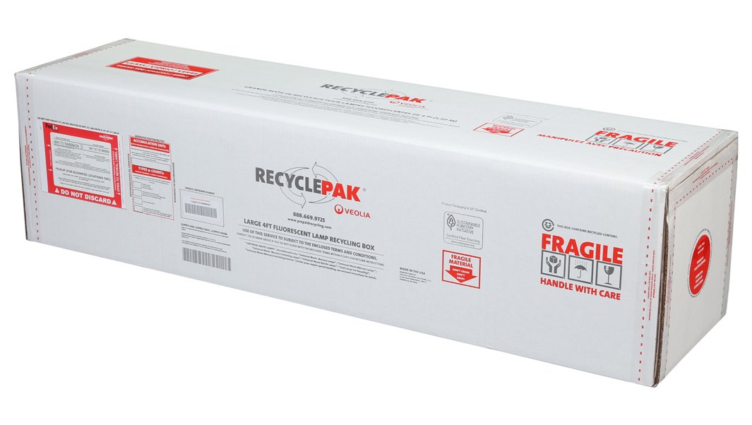 Veolia Environmental Services SUPPLY065 Recyclepak Prepaid Large Lamp