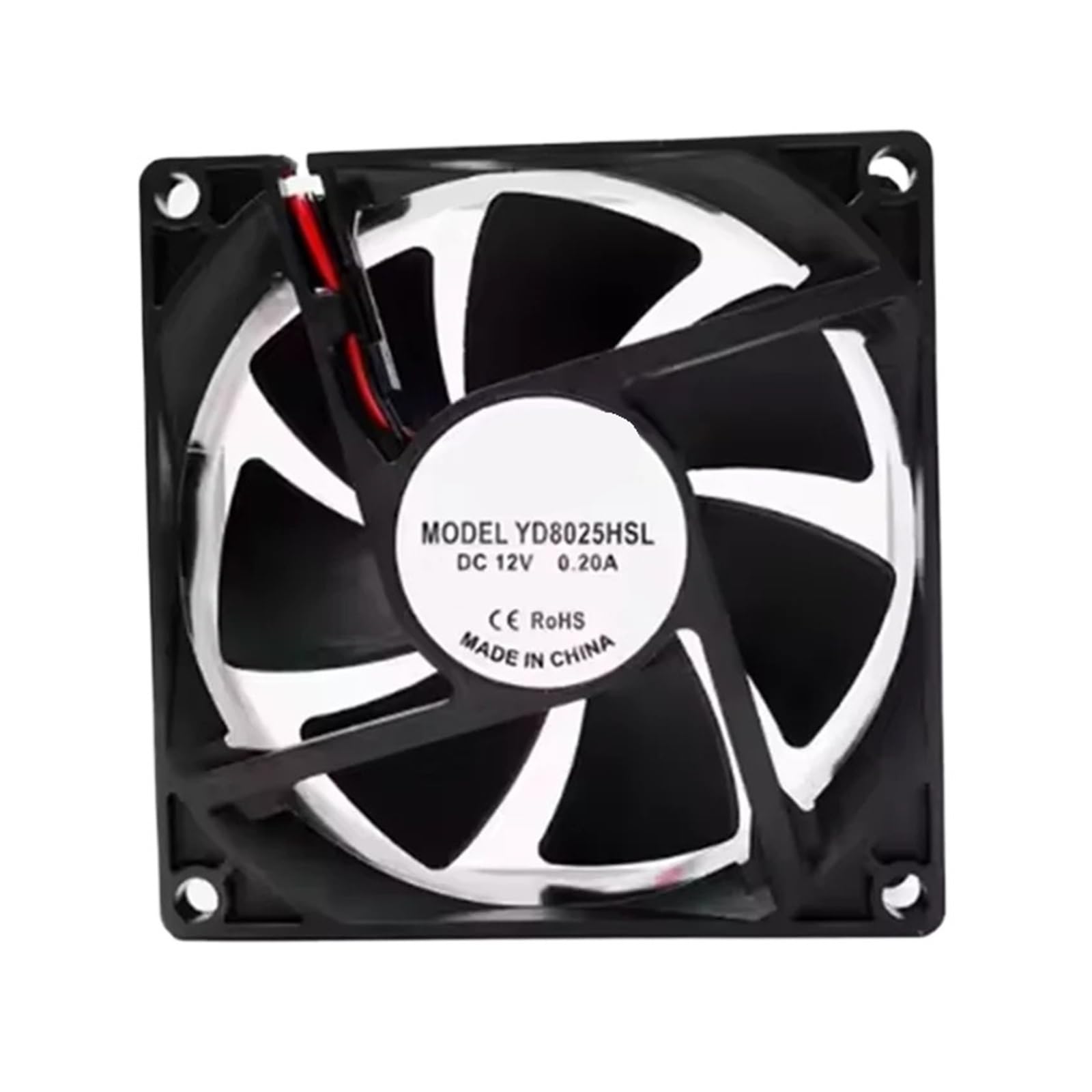 YMUGUEGH YD8025HSL 12V 0.20A 8CM 8025 cooling fan