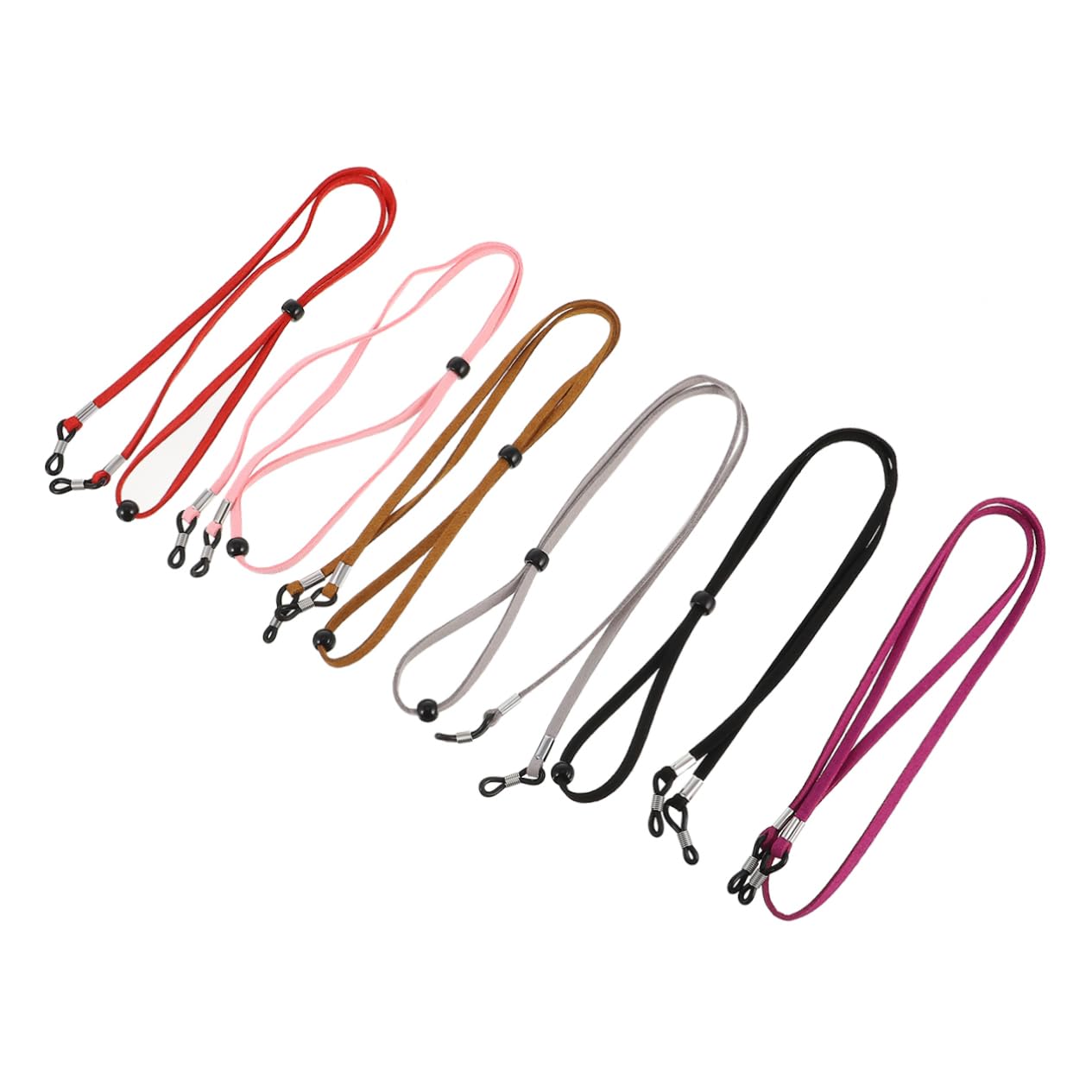 SEWACC 6Pcs Adjustable Non Slip Sports Glasses Lanyard Skid Rope for Secure Eyewear Retention