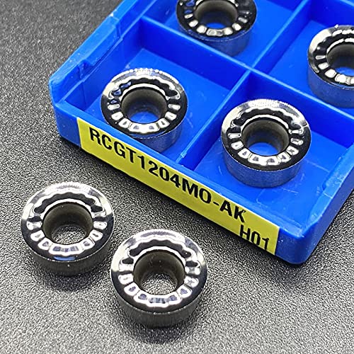 Insertos redondos de carburo CNC para torno 10 piezas miniatura 2