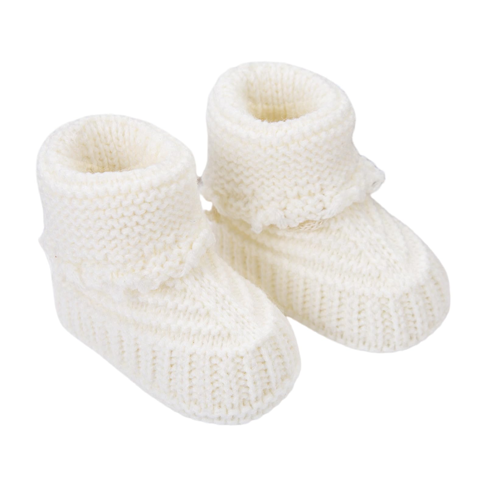WEISUYUUS Baby Booties Newborns First Walkers Soft Knit Elegant Knit Baby Booties Comfortable Wearing for Infant Boy & Girl