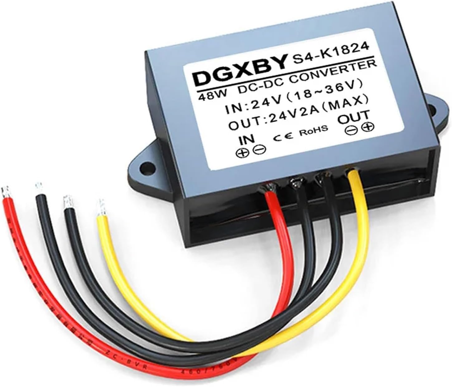 24V to 24V 1A 2A 3A DC-DC Battery Voltage Regulator 18V~36V to 24V Automatic Boost Converter(18-36V to 24V 2A)