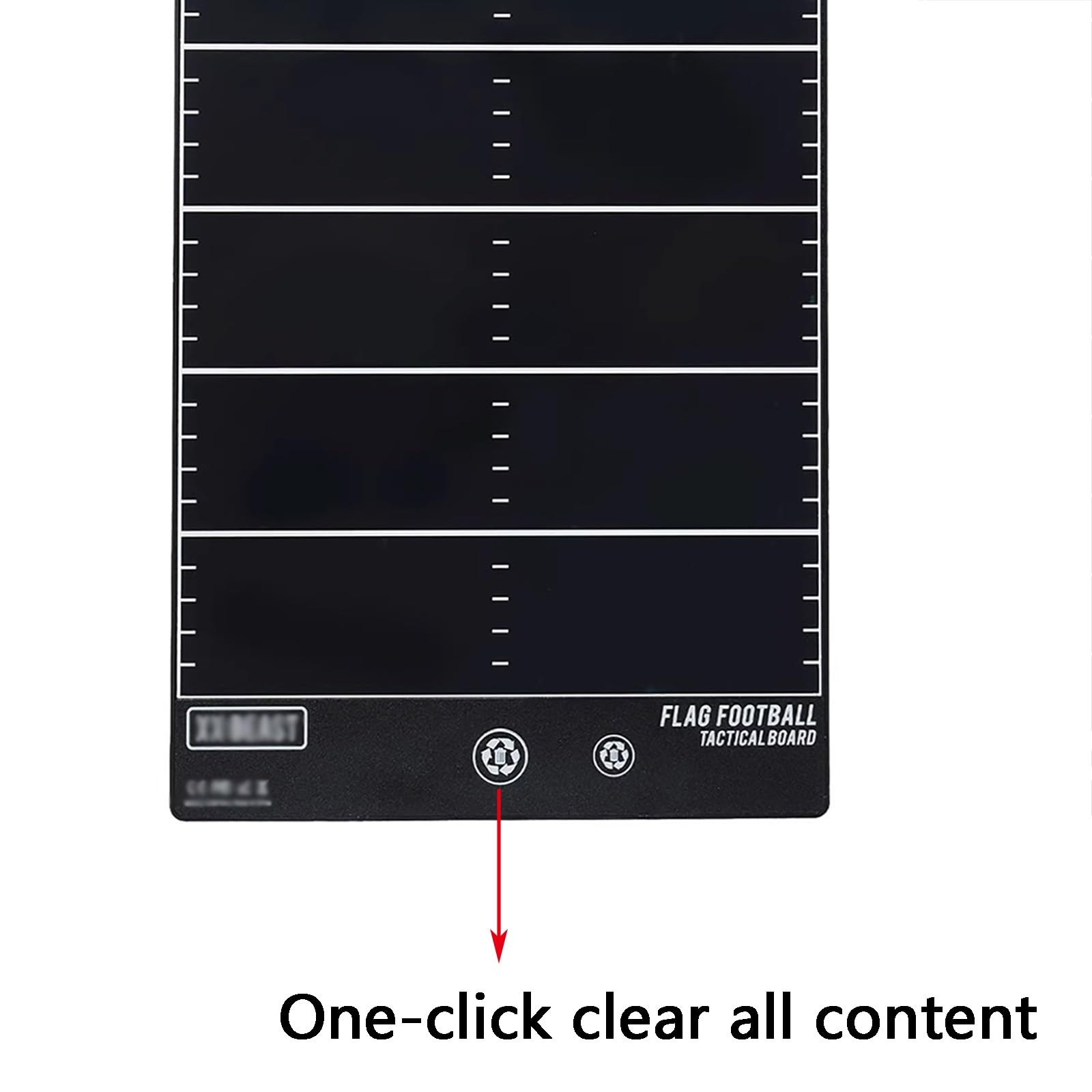 Pizarra táctica LCD para fútbol Bandera, Pizarra electrónica para Entrenamiento, con bolígrafo de inducción, Delgada y portátil, para Entrenamiento en Equipo.