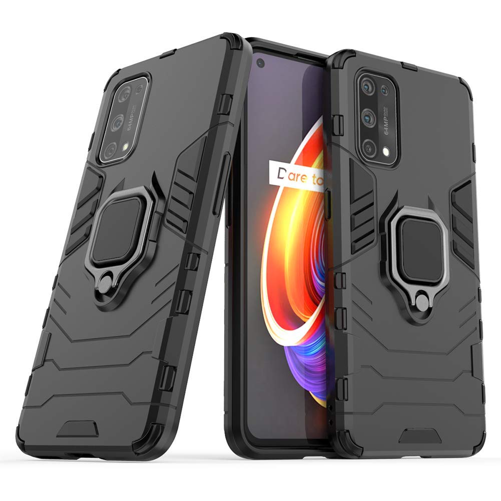 Beyondtop Case For Samsung Galaxy M51 Metal Ring Support