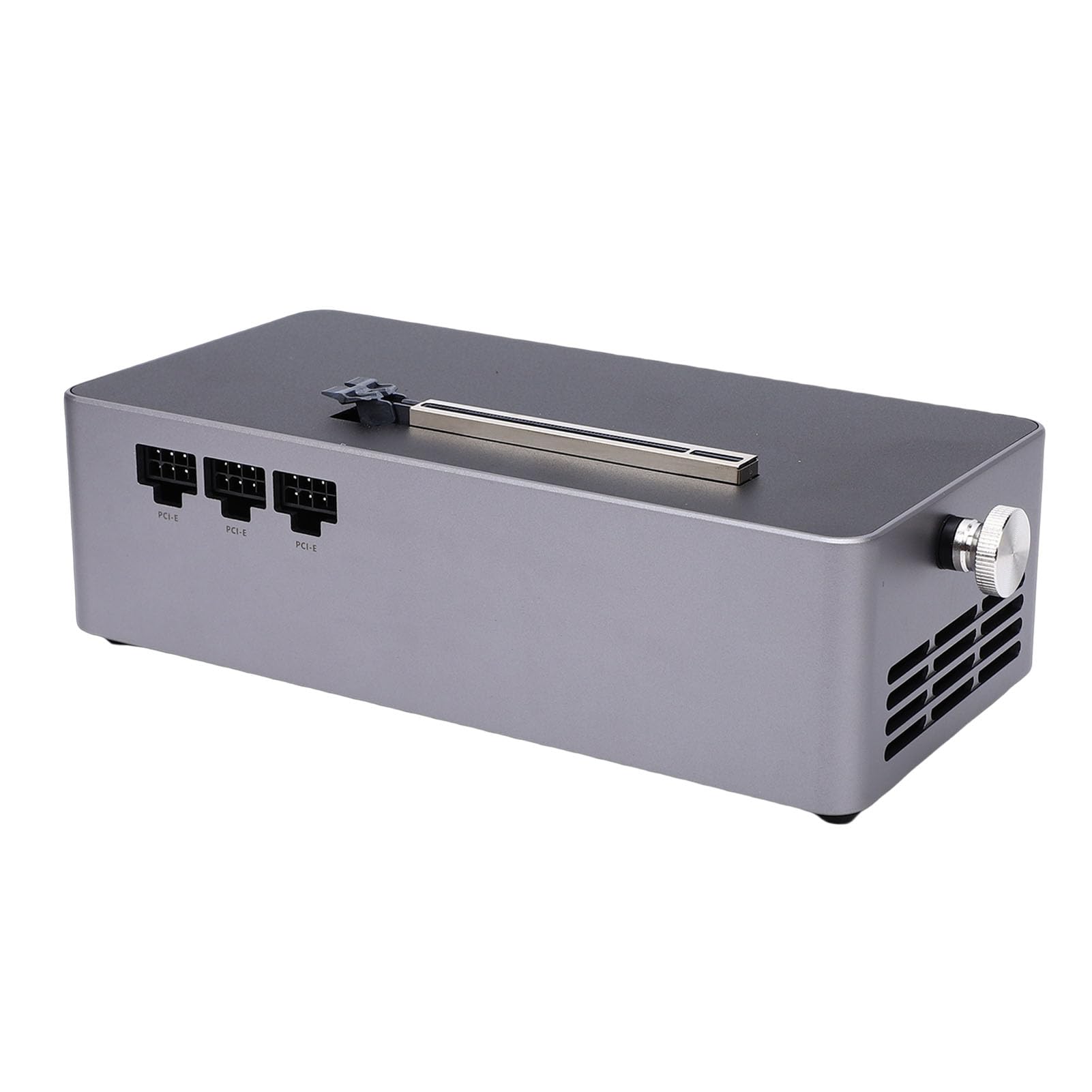SENECESLI Stacja Dokująca EGPU z Zasilaczem 800 W, Odpowiednia dla Kart Graficznych o Mocy Poniżej 600 W, PCIe 4.0 X4, OCULINK, Porty USB 4.0 i funkcją TGX Hot Swap, Zewnętrzna Stacja (wtyczka UE)