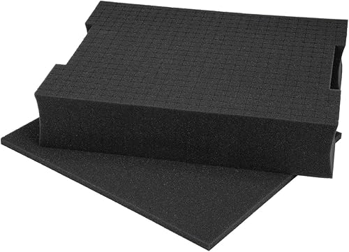 POWERTEC Inserto de espuma precortado 71603V Material de incrustación 100% personalizable para L-Boxx2, sistema de transporte de herramientas