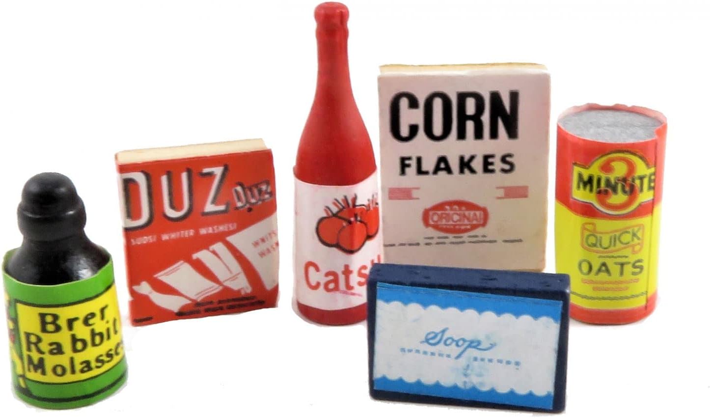 Dollhouse Mixed Grocery & Laundry Shopping Shop Store Kitchen Accessory