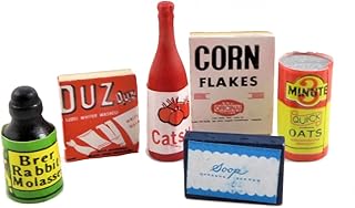 Melody Jane Dolls Houses Dollhouse Mixed Grocery & Laundry Shopping Shop Store Kitchen Accessory