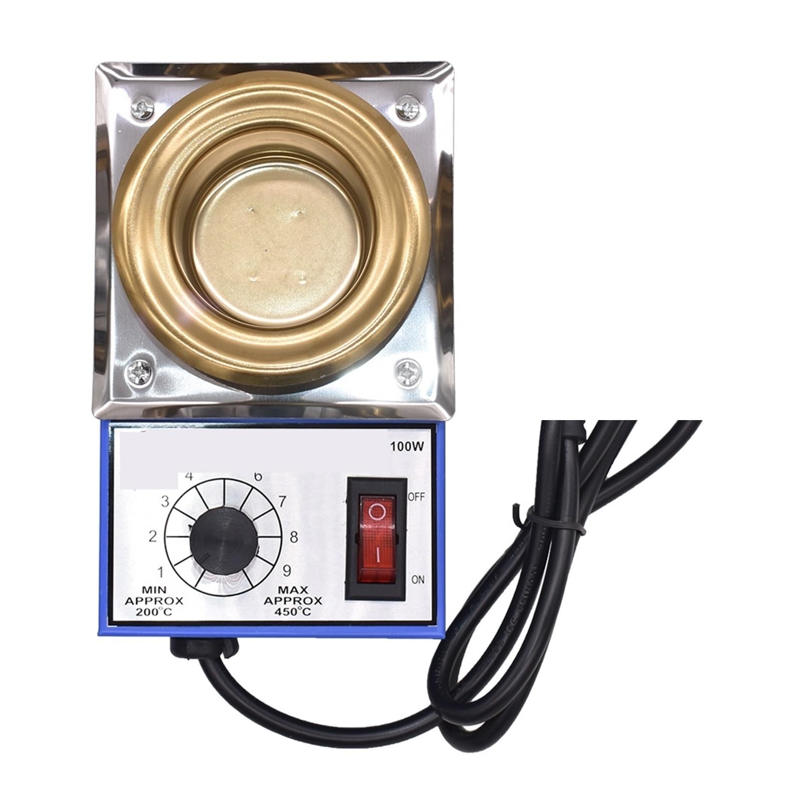 Wanna 11C Płyta lutownicza ze stali nierdzewnej 100 W 38 mm Płyta lutownicza Pojemność 300 g