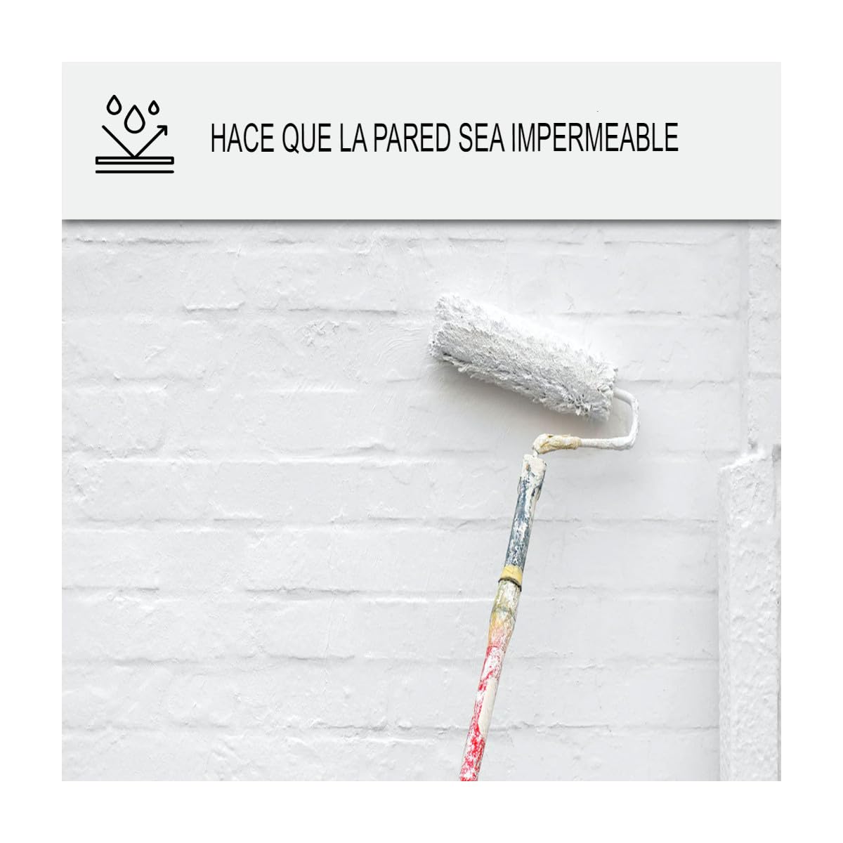Pintura anti humedad para paredes húmedas de baño o sótano: ARCASCREEN ANTI HUMEDAD - 0.75 L (hasta 3m²) - ARCANE INDUSTRIES