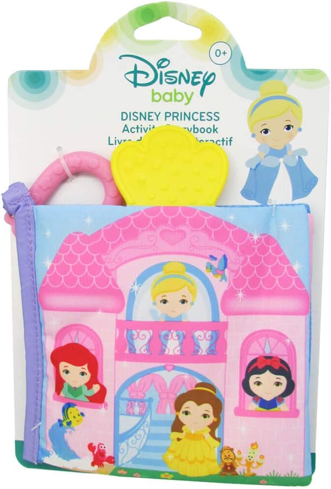 Disney Princess On the Go Activity Teether Storybook, 6.5"