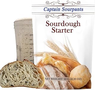 Mature Sourdough Starter Culture – 100+ Years Old Dehydrated Sourdough Starter Kit for Delicious Homemade Sourdough Bread – All-Natural and Organic - Beginner Friendly, Fast reactivation and Expert Support