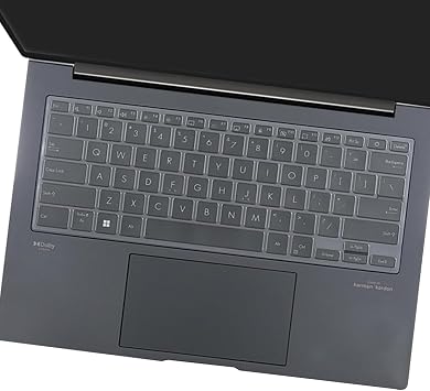 i-Tensodo Keyboard Cover Compatible with ASUS ZenBook 14X OLED UX3404 UX3405, ZenBook 14 Q425 Q415 Q410VA Q420 Q420VA, ZenBook Flip 14 OLED UP3404, ZenBook Pro UX6404 14 inch Laptop US Layout TPU Skin