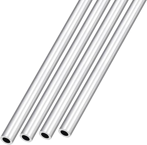 Miniatura 23 de METALLIXITY Tubo de aluminio 6063 (0.276 in de diámetro exterior x 0.157 in de diámetro interior x 11.811 in de largo), 4 piezas, tubo redondo