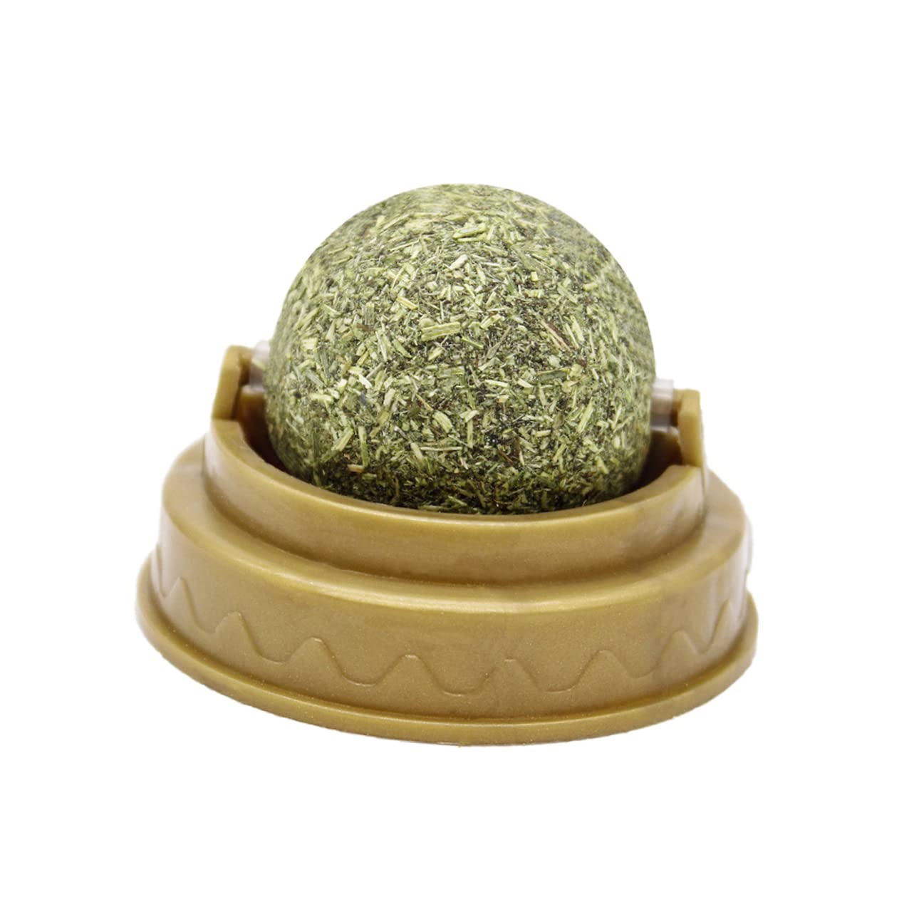 DOITOOL 12piezas Juguete Interactivo para Gatos Bolas De Menta para Pegar La Pared Promotor De Digestión y Limpieza Juguete Rotativo para Estimulación y Diversión De Gatos Pequeños