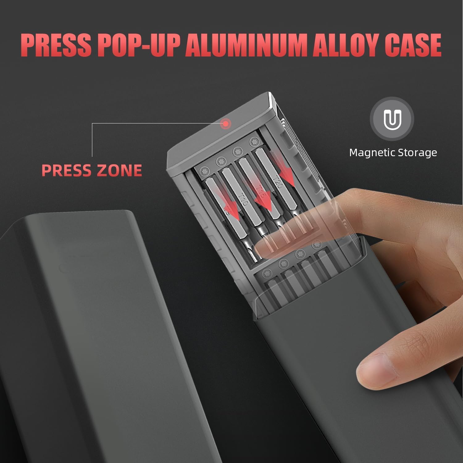 72 in 1 Electric Screwdrivers Set with LED Light + Hand Screwdriver Kit with Pry Bar and Tweezers, USB Type-C Rechargeable Screwdriver with Battery, for Phones, Watches, Cameras, Laptops (CS0706A)