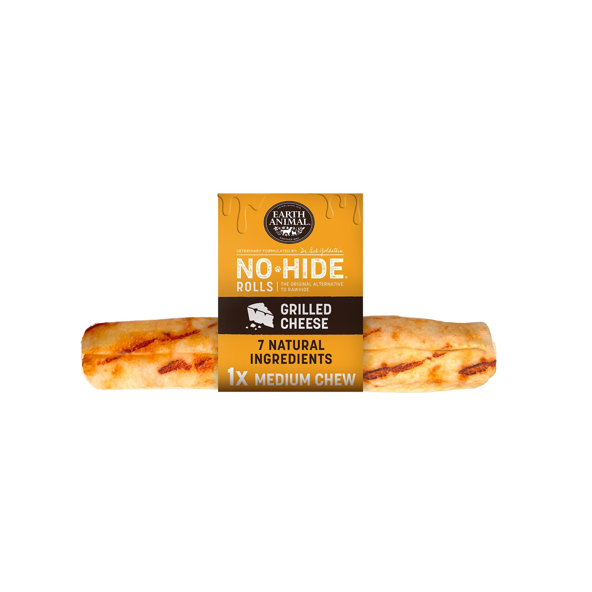 Earth Animal No-Hide® Grilled Cheese Roll Natural Dog Chews (1-Pack) — image 1
