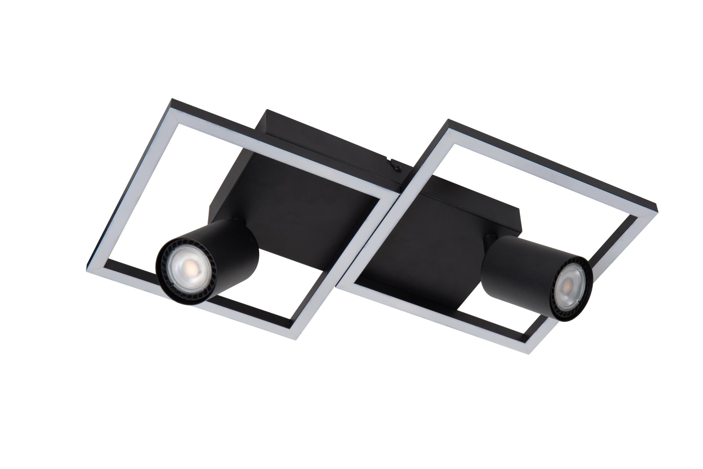 LUCIDE ARIANNE - Lámpara de techo - LED - 2xGU10 - Negro