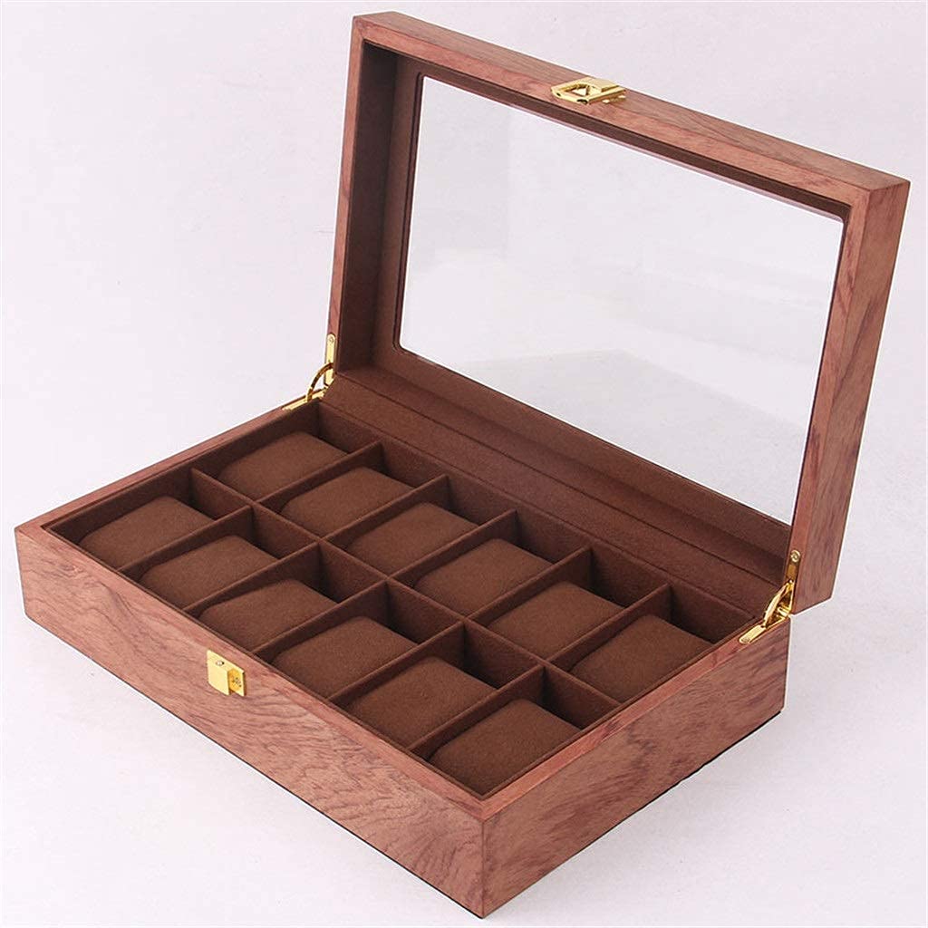 Présentoirs montre de luxe et coffret vitrine raffiné 6 fentes