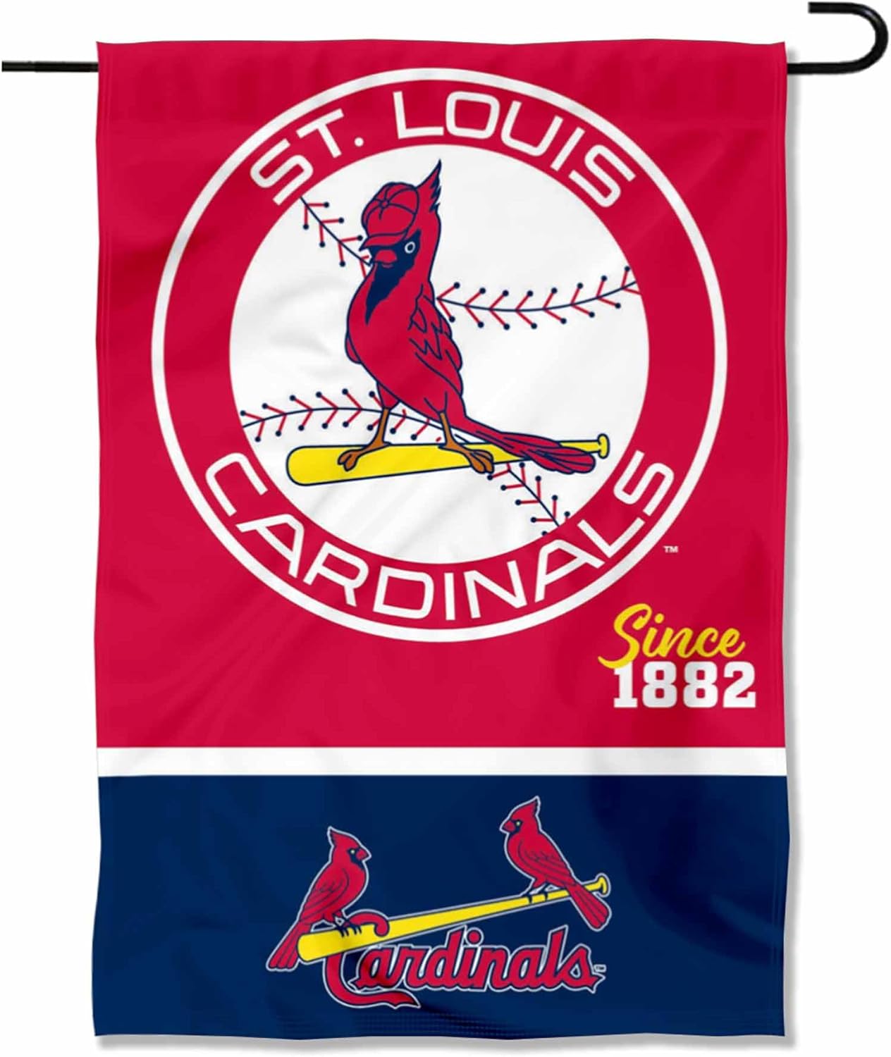 St. Louis Cardinals Retro Vintage Throwback Double Sided Garden Flag