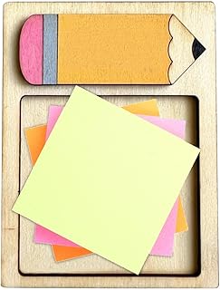 notas – Porta-notas adesivas para mesa escolar | Presentes agradecimento aos professores estudante, notas adesivas presente professor para o dia dos professores Jeciy-ca