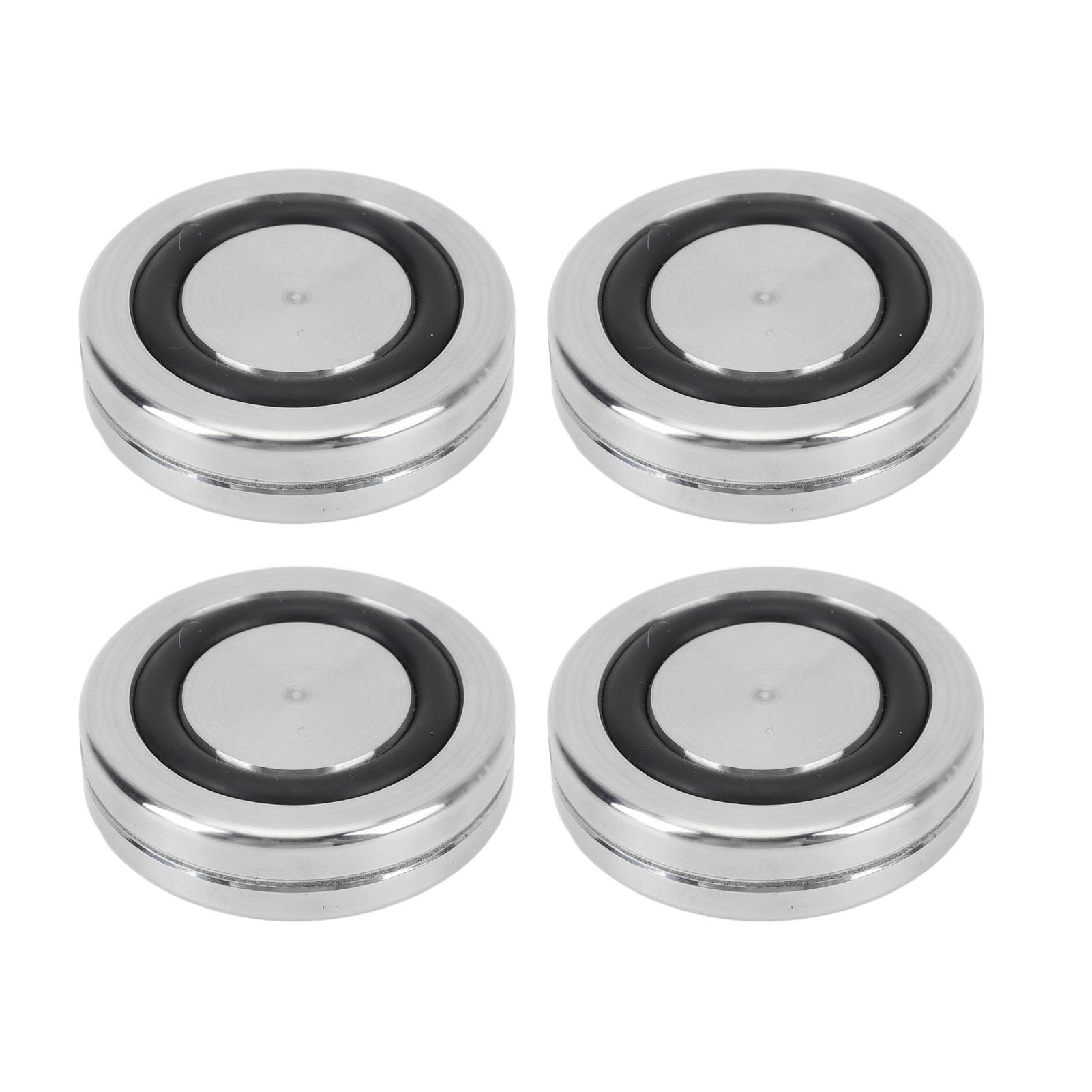 Alomejor Speaker Isolation Stand Feet, 38mm Durable Rubber (10mm) | Design antiscivolo, qualità del suono migliorata, ampia compatibilità, acciaio inossidabile, cuscinetti per altoparlanti