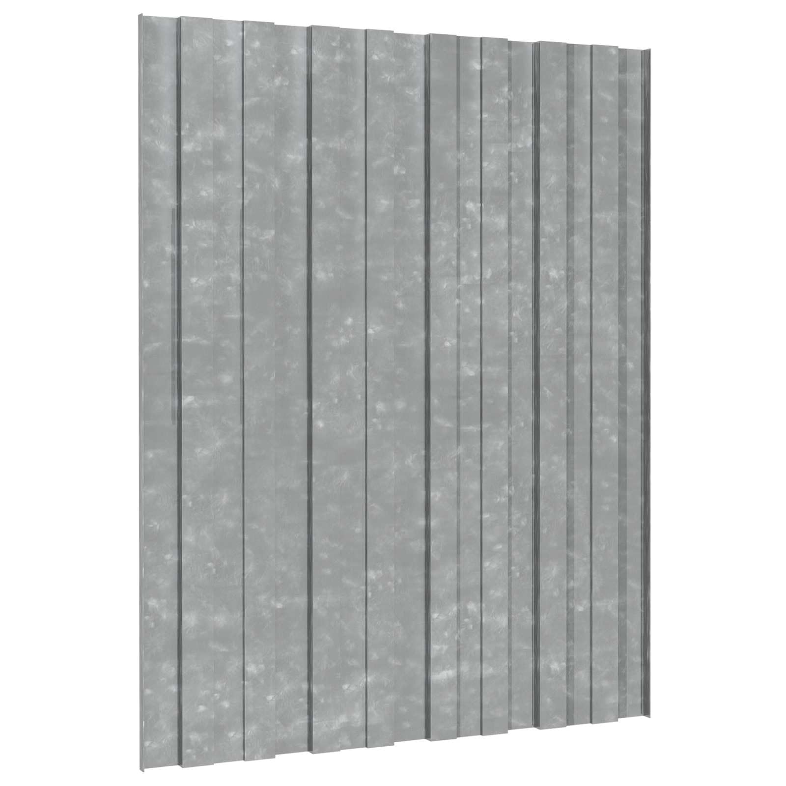36 paneles de techo de acero galvanizado de 60 x 45 cm para cobertizos de jardín y cobertizos, cubierta de techo estable para edificios temporales