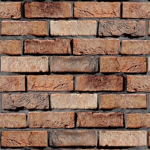 Papel De Parede Adesivo Tijolo Tijolinho Marrom Rústico Rolo 10m