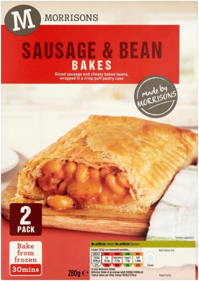 Morrisons Sausage and Bean Bakes, 280g (Frozen)