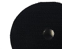 Vista 3 de Z-Lion Almohadilla de respaldo de aluminio Almohadilla de respaldo de gancho y bucle de 3 pulgadas con rosca 5/8-11