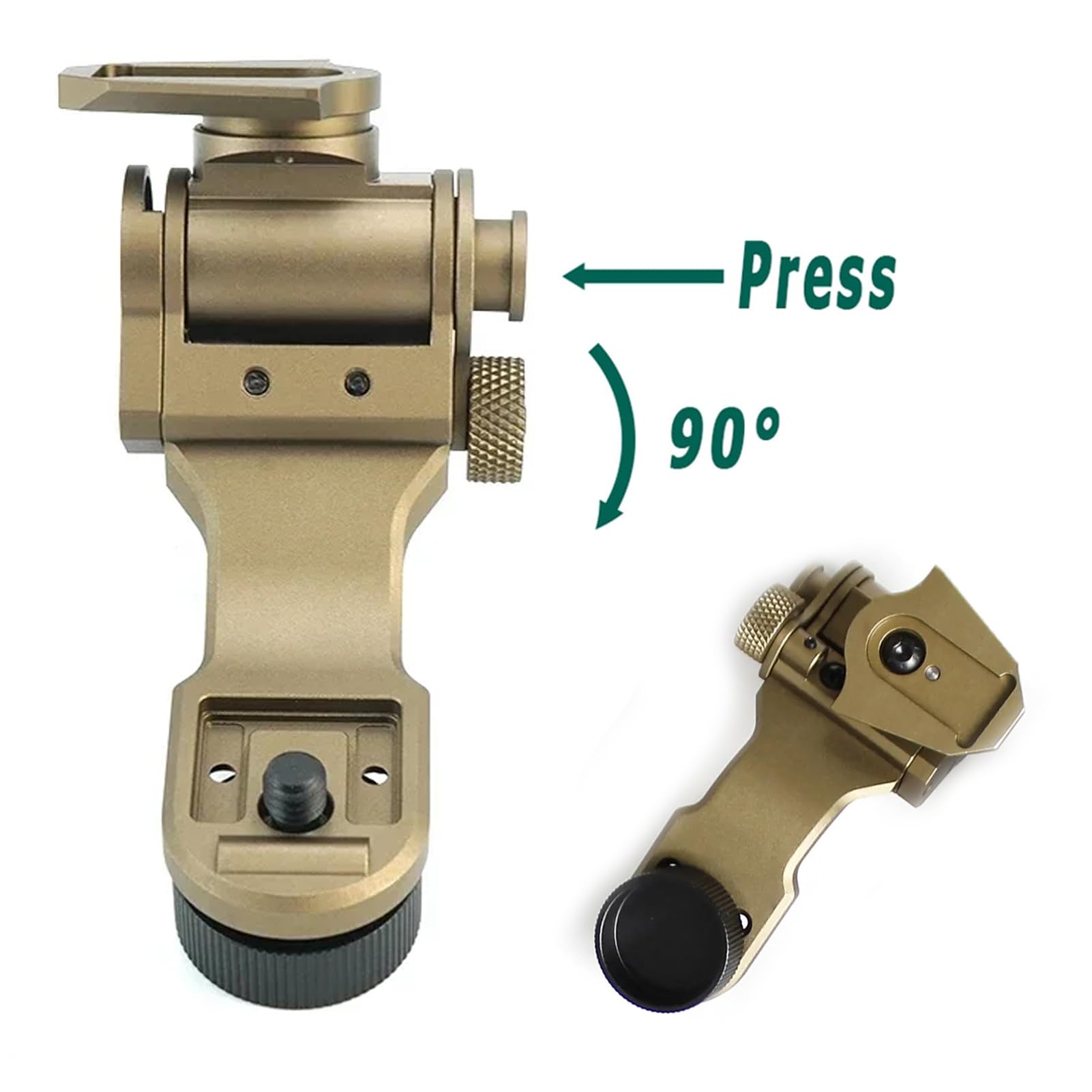 Amazon.co.jp: SUZLAZYR PVS 14 J アーム マウントNVG マウントナイト