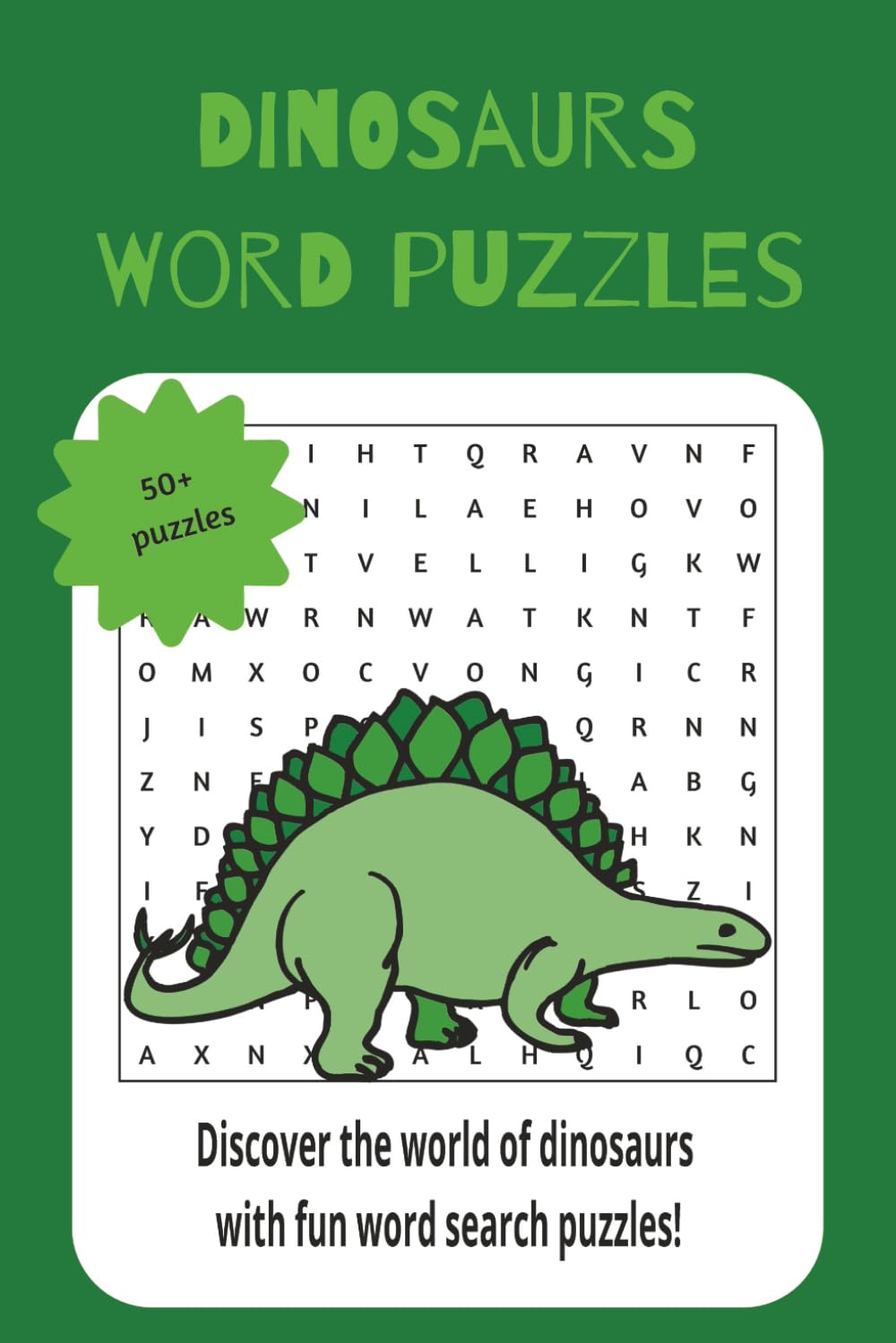 Dinosaur word puzzles: Discover the world of dinosaurs with fun word search puzzles!