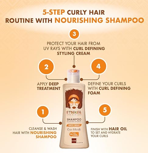 Miniatura 3 de LMAR Etniker Champú Afro Cuidado del Cabello Sin Coco y Karita Sal Sulfatos y Parabens LMAR Champu Etniker Cuidado del Cabello Afro Nutritivo e