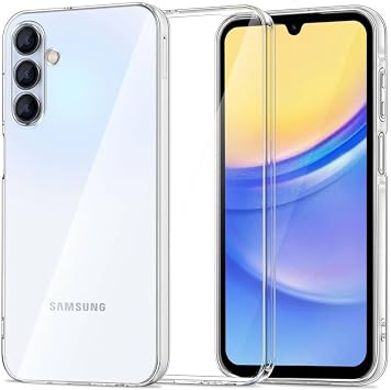KZY İletişim Samsung Galaxy A35 ile Uyumlu Kapak Kamera Korumalı Süper Silikon Şeffaf Kılıf