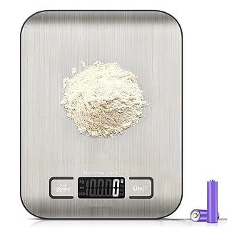 Techfit TF-1002 Dijital Mutfak Terazisi, 5 kg Kapasiteli, Paslanmaz  elik, LCD Ekran, Dara Fonksiyonlu, g/ml/oz/lb  l m Birimleri
