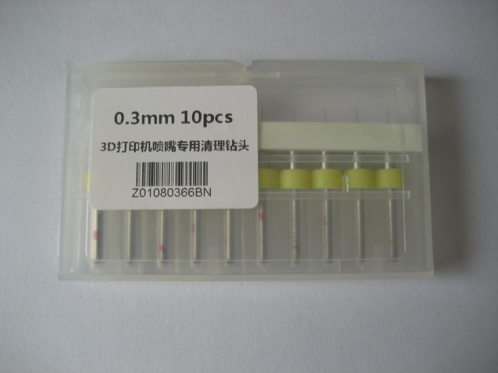 10pcs 0.3mm Hole 3D Printer Nozzle Cleaning Tool