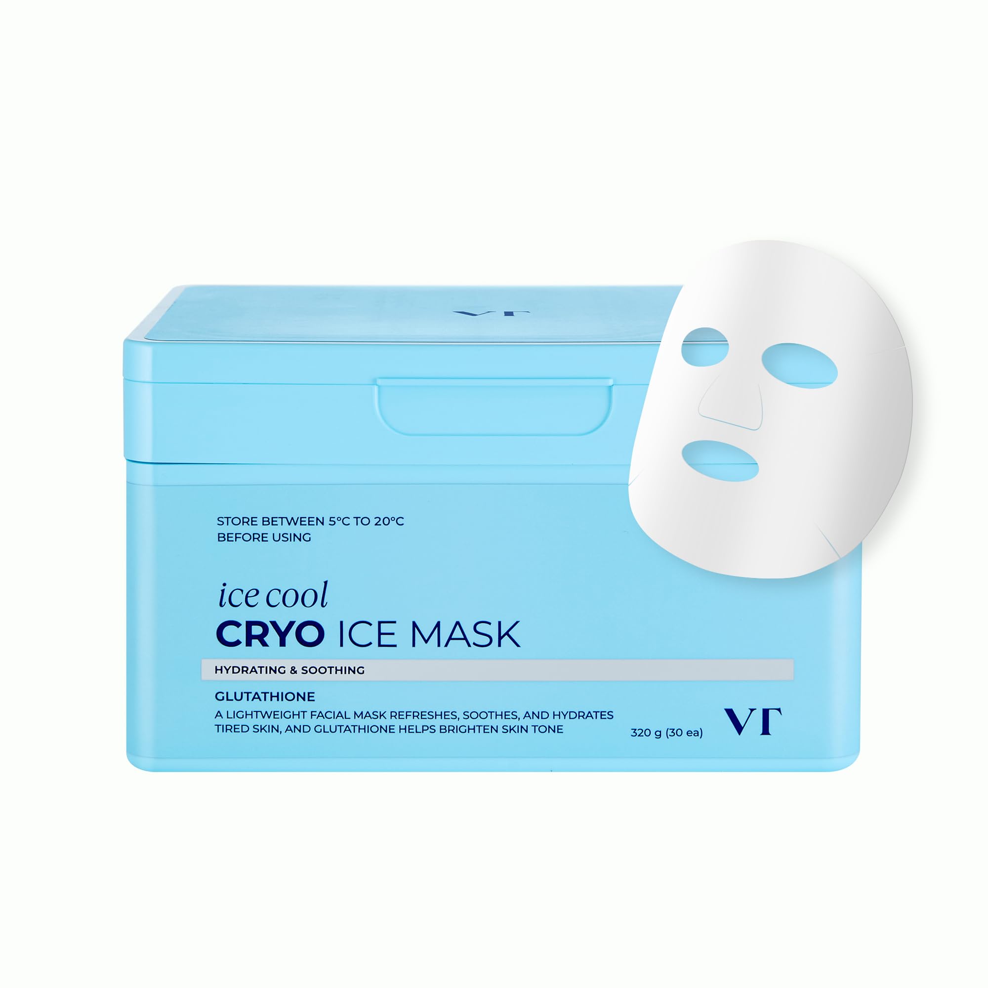 Amazon.com : VT COSMETICS Cryo Ice Cool Mask, 30 Sheets : Beauty