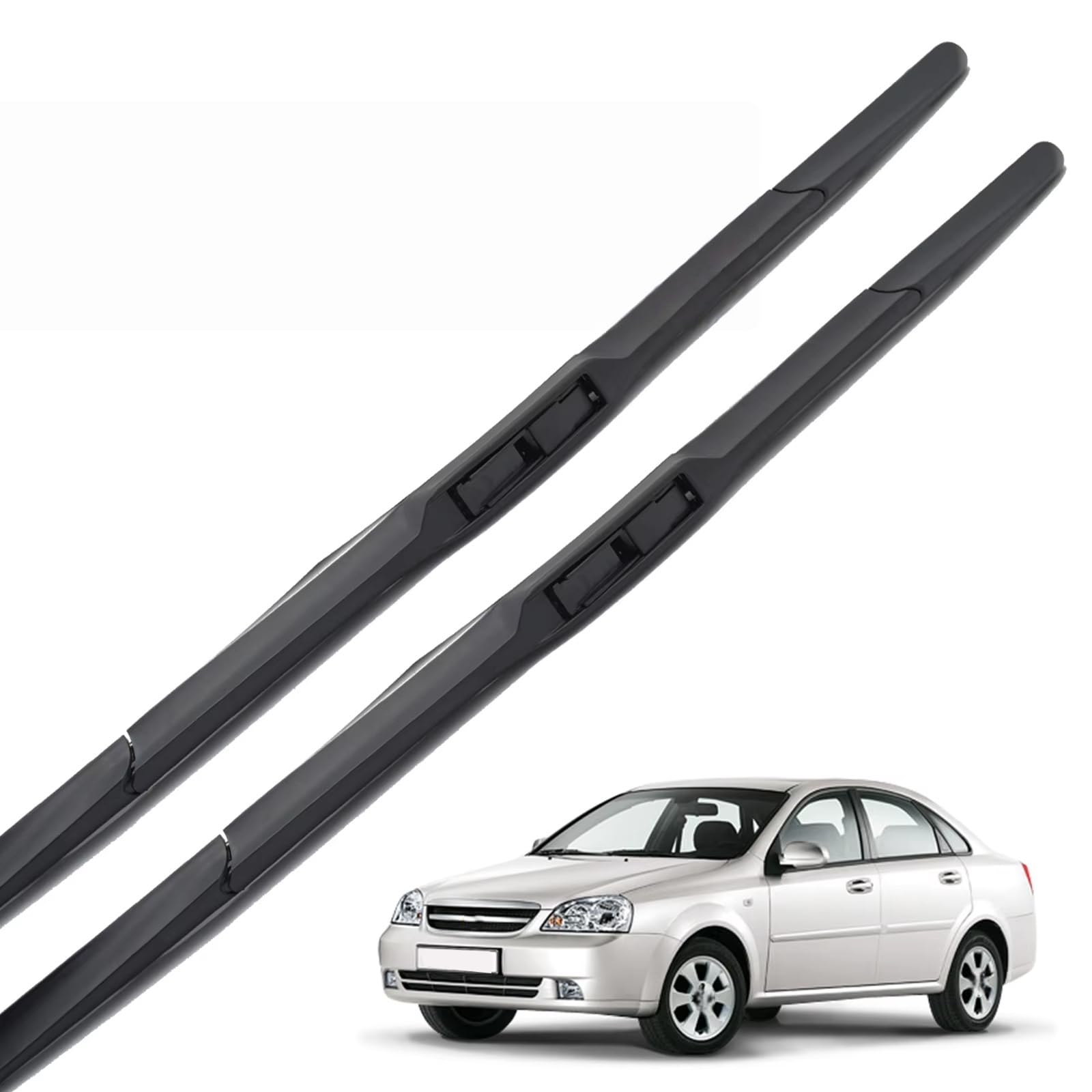 PAPEP Windscreen Wiper Blades for Lacetti 2005-2011 22"+19", Front Replacement Wipers OEM Quality Water Repellent Rubber Automotive Windshield